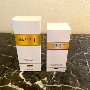 Obagi set of 2 Vitamin C Cleanser and Toner.